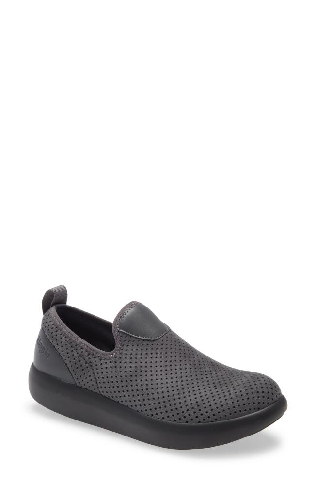 Alegria by PG Lite Eden Slip-On Sneaker in Ash Flow Leather Cover