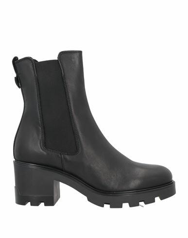 Carmens Woman Ankle boots Black Soft Leather Cover