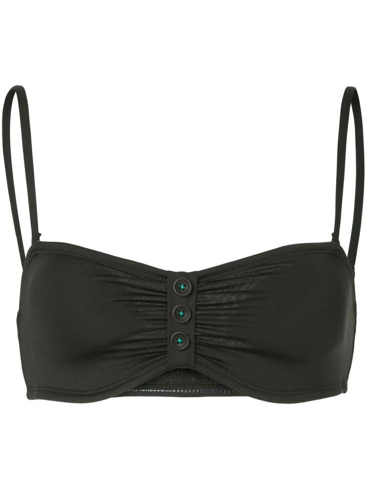 Duskii Appletini bandeau bikini top - Black Cover