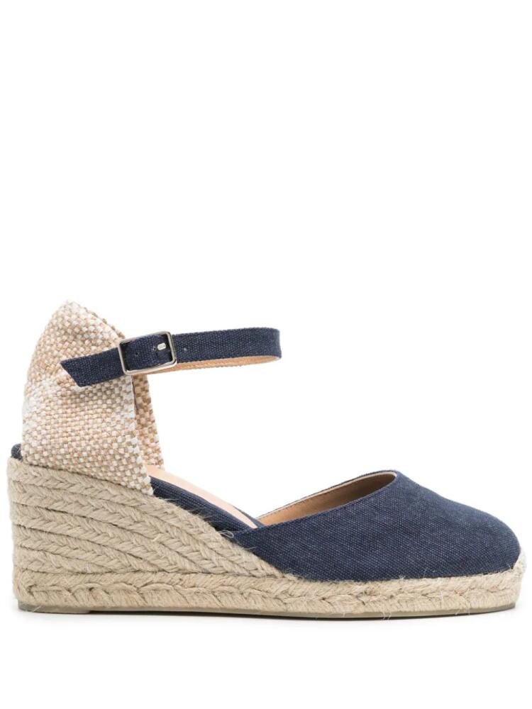 Castañer Carol 70mm wedge espadrilles - Blue Cover