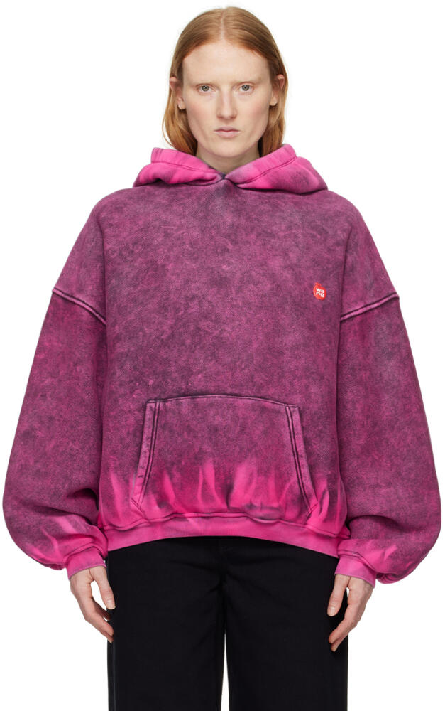 Alexander Wang Purple Puff Hoodie Cover