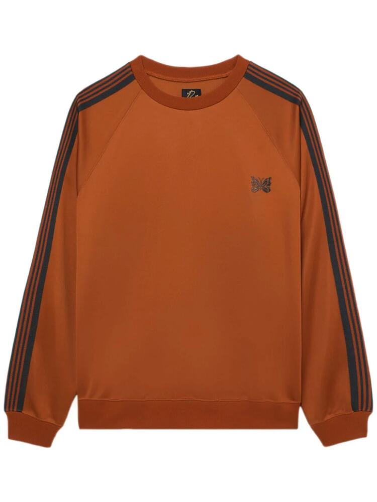 Needles logo-embroidered jersey sweatshirt - Brown Cover