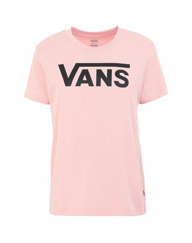 Vans Wm Flying V Crew Tee Woman T-shirt Pink Cotton Cover