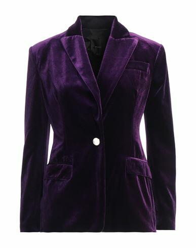 Pinko Woman Blazer Purple Polyester, Elastane Cover