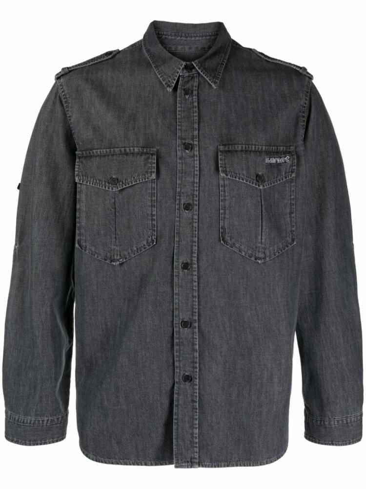 MARANT long-sleeve denim shirt - Grey Cover