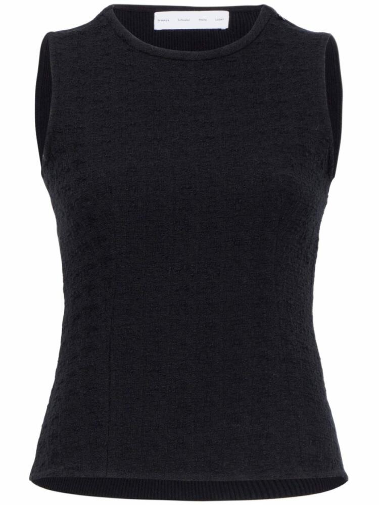 Proenza Schouler White Label Hazel tweed top - Black Cover