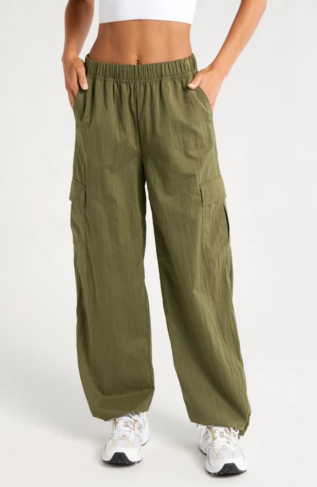 Zella Boundless Utility Pants in Olive Night Cover