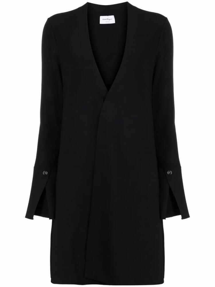 Ferragamo concealed-front coat - Black Cover