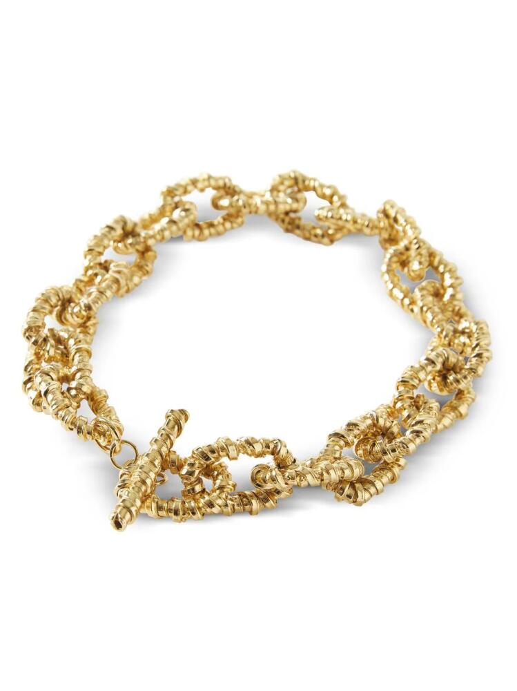 Paola Sighinolfi Signature sculptural necklace - Gold Cover