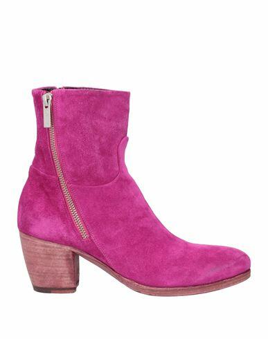 Rocco P. Woman Ankle boots Fuchsia Soft Leather Cover