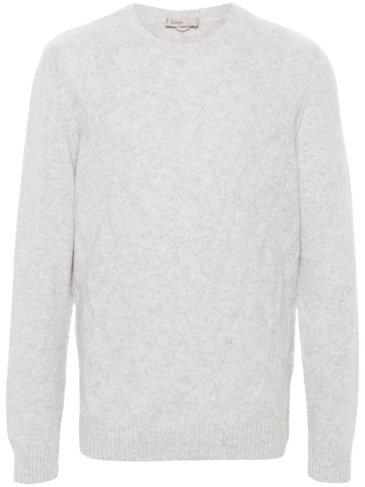 Herno mélange cashmere jumper - Grey Cover