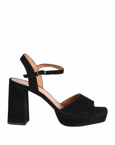 Jonak Woman Sandals Black Soft Leather Cover