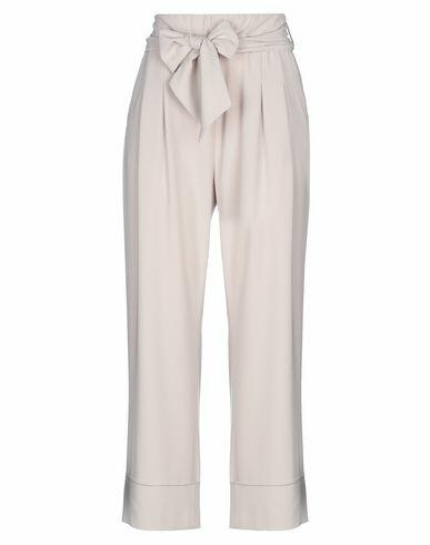 D. exterior Woman Pants Beige Polyester, Elastane Cover