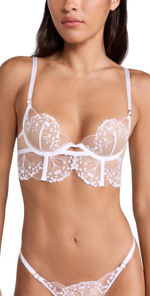 Bluebella Marisa Wired Bra White/Sheer Cover