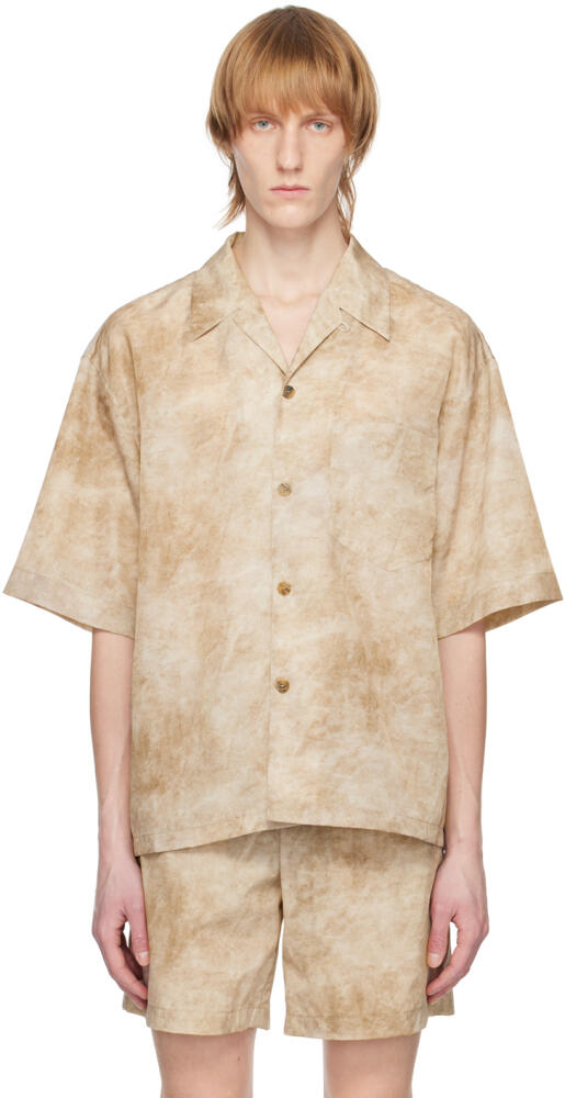 LE17SEPTEMBRE Beige Printed Shirt Cover