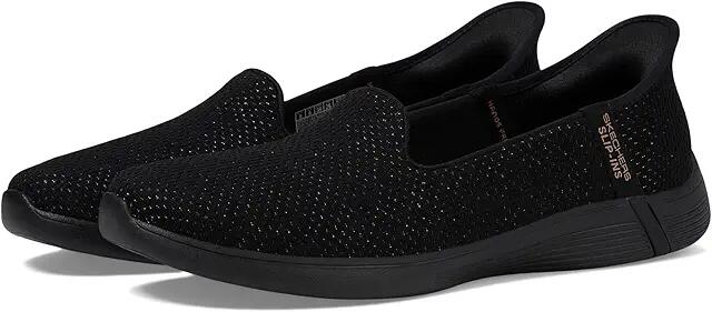 SKECHERS Performance Hands Free Slip-ins On-The-Go Swift - Luminary (Black/Rose Gold) Women's Flat Shoes Cover