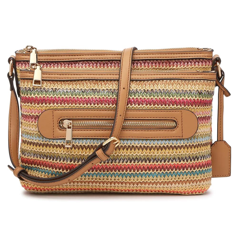 Kelly & Katie Rainbow Stripe Crossbody Bag | Women's | Multicolor Cover