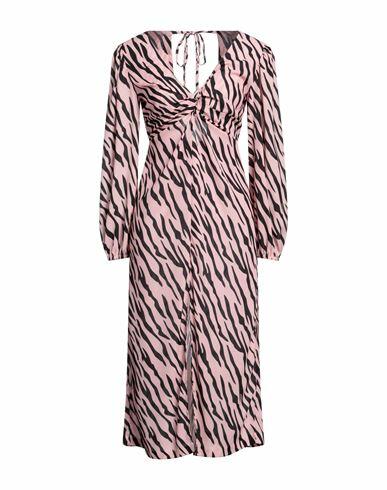 Relish Woman Midi dress Pink Polyester Cover