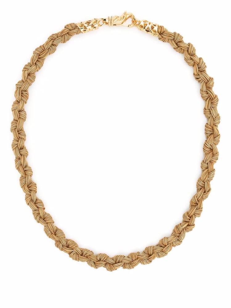 Emanuele Bicocchi braided knot necklace - Gold Cover