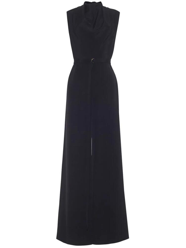 Adam Lippes Blythe silk jumpsuit - Black Cover