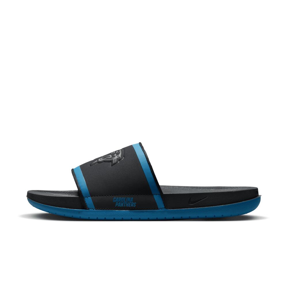 Nike Men's Offcourt (NFL Carolina Panthers) Slides in Grey Cover