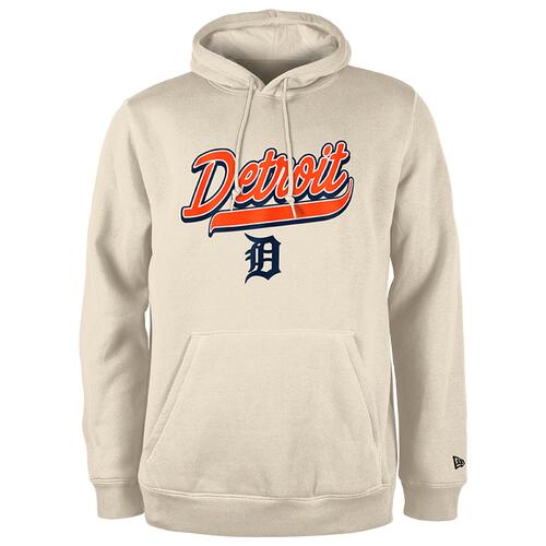 New Era Tigers Hooded Pullover - Mens Tan/Tan Cover