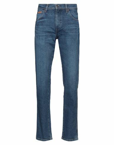 Wrangler Man Jeans Blue Cotton, Polyester, Elastane Cover