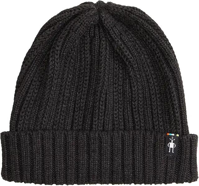 Smartwool Rib Hat (Charcoal Heather) Caps Cover