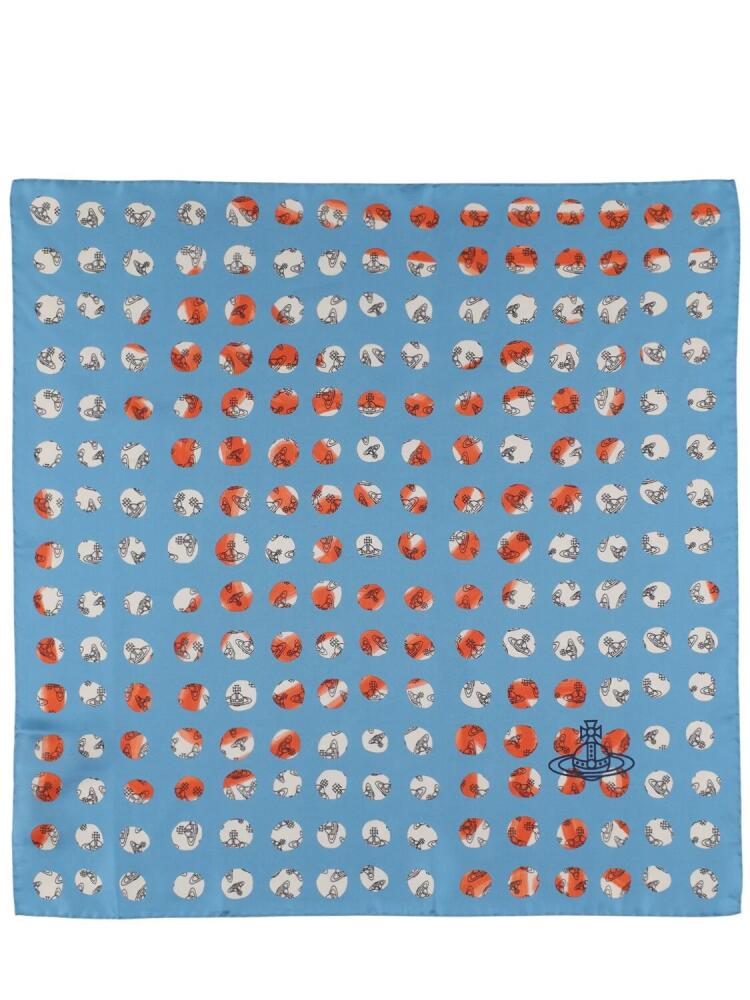 VIVIENNE WESTWOOD Dots Pocket Square Silk Foulard Cover