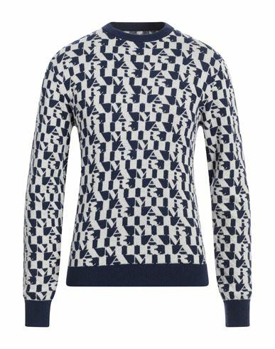 Amiri Man Sweater Blue Cashmere Cover