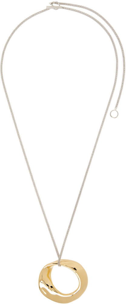 Jil Sander Gold Pendant Necklace Cover