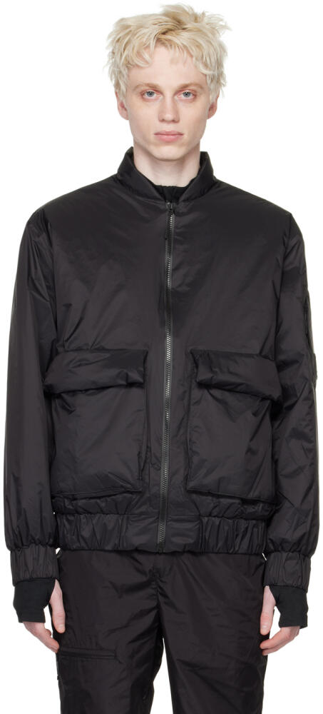 RAINS Black Fuse Bomber Jacket Cover