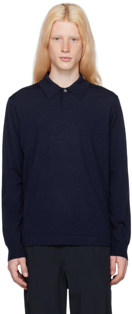 NORSE PROJECTS Navy Jon Polo Cover