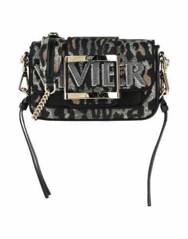 Roger Vivier Woman Cross-body bag Military green Polyester, Acetate, Silk Cover