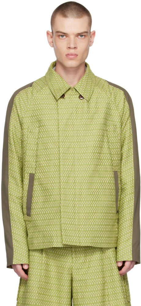 Kiko Kostadinov Green Tonkin Jacket Cover