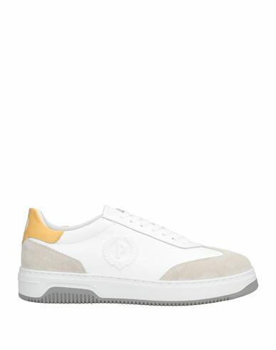 Pollini Man Sneakers Light grey Soft Leather Cover