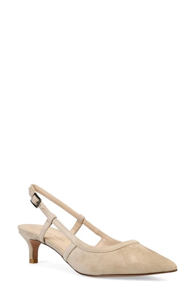 Pelle Moda Deena Slingback Pump in Mushroom Cover