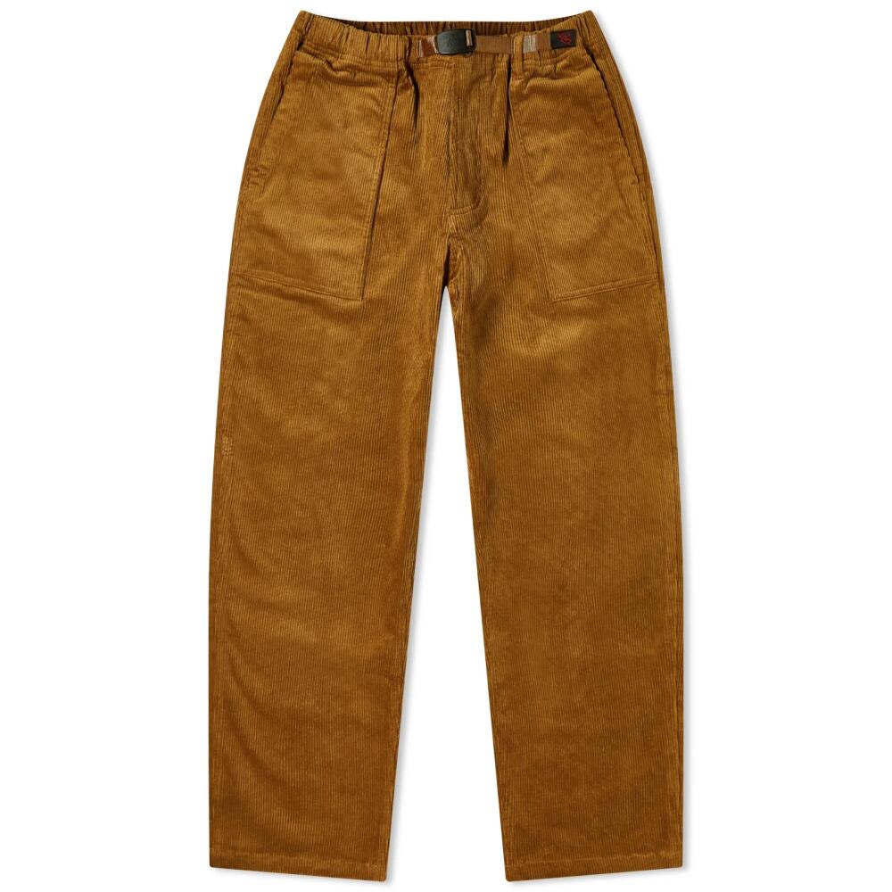 Gramicci Men's Corduroy Loose Tapered Ridge Pant in Mocha Beige Cover