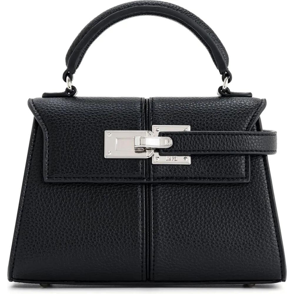 JW PEI Elise Faux Leather Top Handle Bag in Black Cover