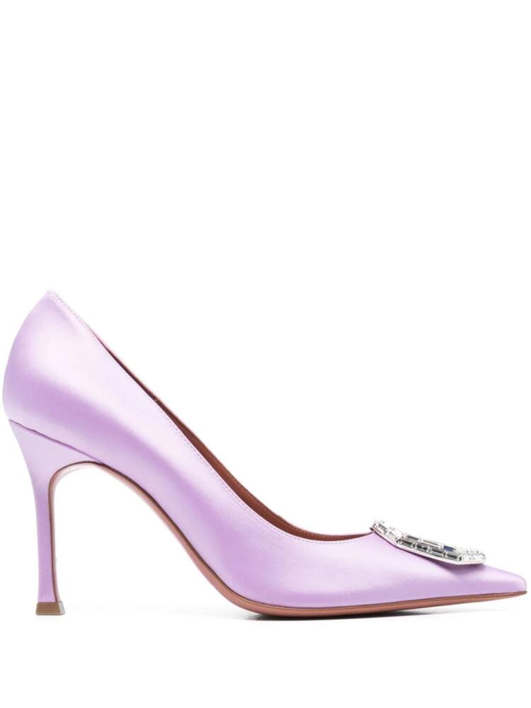 Amina Muaddi Camelia 90mm pumps - Purple Cover