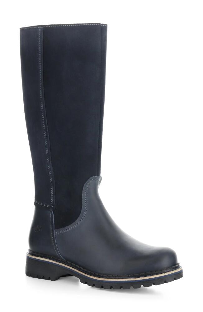 Bos. & Co. Hudson Waterproof Boot in Navy Saddle/Suede Cover