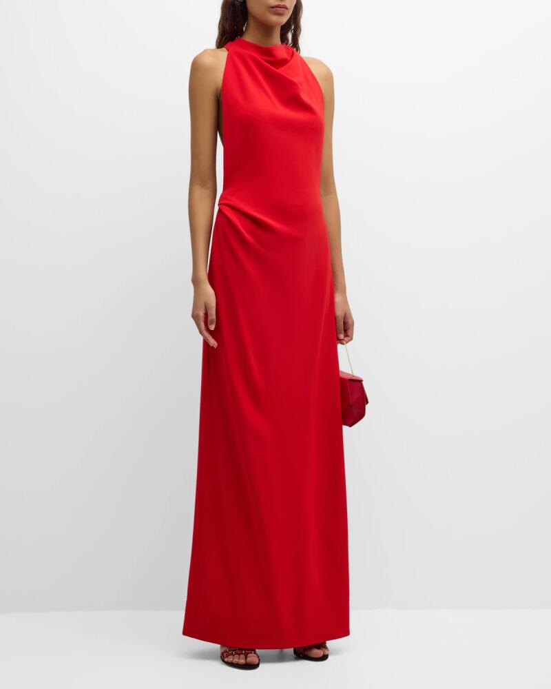 Proenza Schouler Faye Backless Matte Crepe Gown Cover