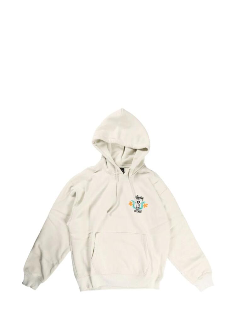 Stüssy Skull Crest hoodie - Neutrals Cover