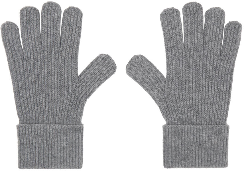 ZEGNA Gray Oasi Cashmere Gloves Cover