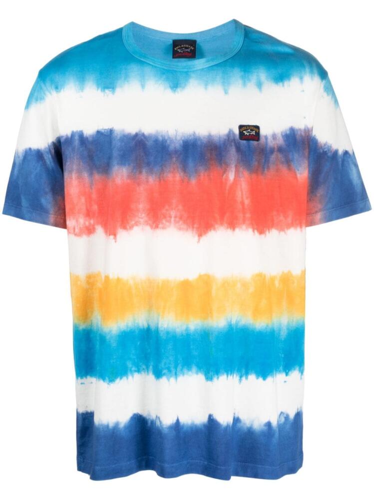 Paul & Shark tie-dye print cotton T-shirt - Blue Cover