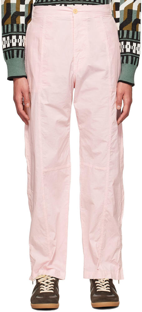 Henrik Vibskov Pink Cotton Trousers Cover