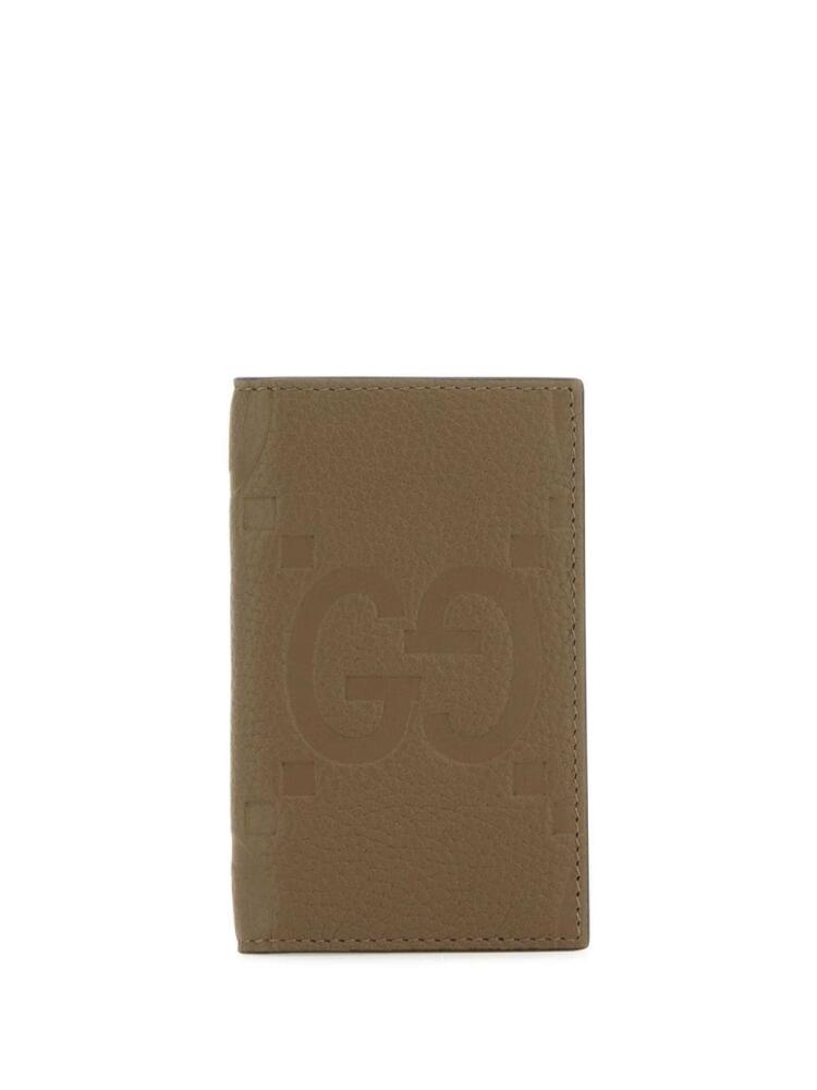 Gucci Jumbo GG leather card holder - Neutrals Cover