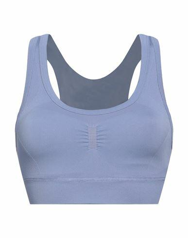 Adidas Woman Top Slate blue Polyamide, Elastane Cover