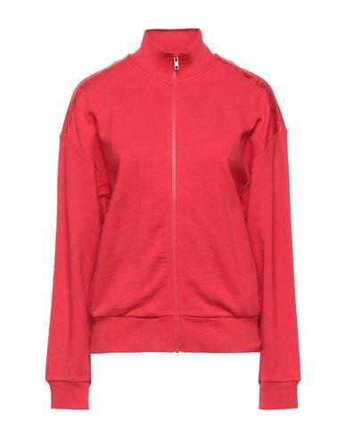 Love Moschino Woman Sweatshirt Red Cotton, Elastane Cover