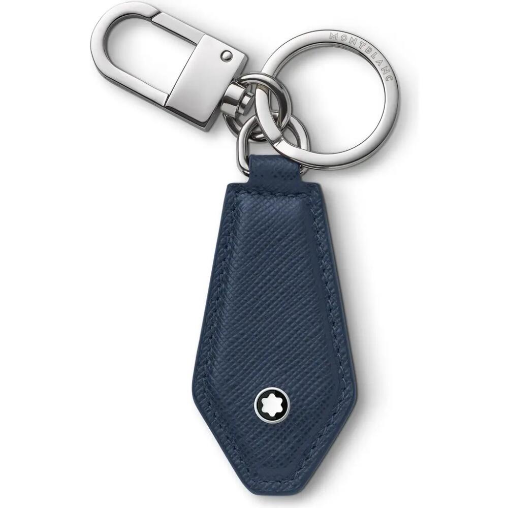 Montblanc Sartorial Leather Key Fob in Blue Cover